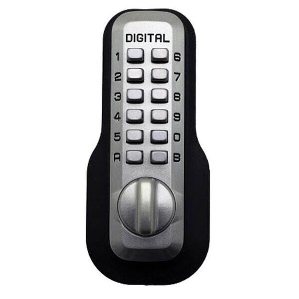 Lockey Lockey M-210-SN-DC-EZ Mechanical Keyless Deadbolt Ez Mount Plate Double Sided Combination Lock - Satin Nickel Brass M-210-SN-DC-EZ - main